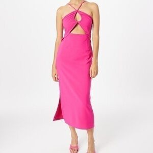 Hosbjerg Honey Cutout Midi Dress